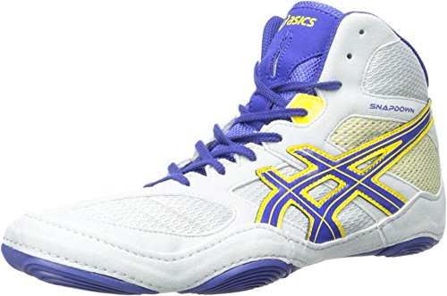 ASICS Herren Snapdown Wrestling Schuh, Grau/True Blue/Sunflower, 13 von ASICS