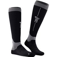 ASICS Herren Kniestrümpfe Schwarz Mikrofaser/Funktion unifarben von ASICS