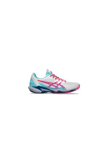 ASICS Herren Solution Speed FF 3 Padel Sneaker, Weiss/PINK, 44 EU von ASICS