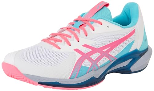 ASICS Herren Solution Speed FF 3 Padel Sneaker, Weiss/PINK, 44.5 EU von ASICS