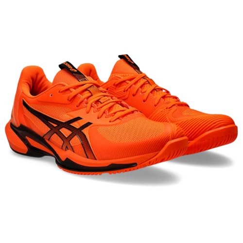 ASICS Herren Solution Speed FF 3 Sneaker, SCHOCKIERENDES ORANGE/SCHWARZ, 42 EU von ASICS