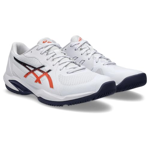 ASICS Herren Solution Swift FF 2 Sneaker, Weiss/NOVA ORANGE, 42 EU von ASICS