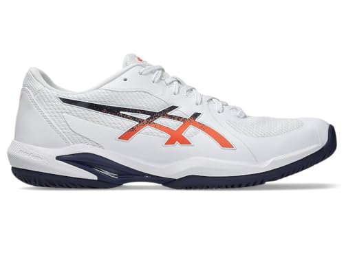 ASICS Herren Solution Swift FF 2 Sneaker, Weiss/NOVA ORANGE, 46.5 EU von ASICS
