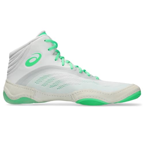 ASICS Herren Split Elite Wrestling Schuhe, Weiß/New Leaf, 42 EU von ASICS