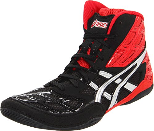 ASICS Herren Split Second 9 Wrestling Schuh, Rot (Rot/Silberfarben/Schwarz), 44 EU von ASICS