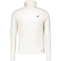 ASICS Herren Hoodie weiß Mikrofaser unifarben von ASICS