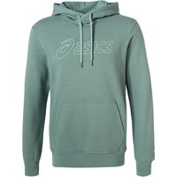 ASICS Herren Hoodie blau Baumwolle unifarben von ASICS