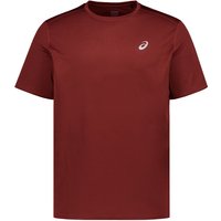 ASICS Herren T-Shirt rot Mikrofaser von ASICS