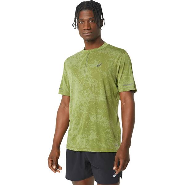 ASICS Herren T-Shirt METARUN PATTERN 1/2 ZIP SS TOP von ASICS