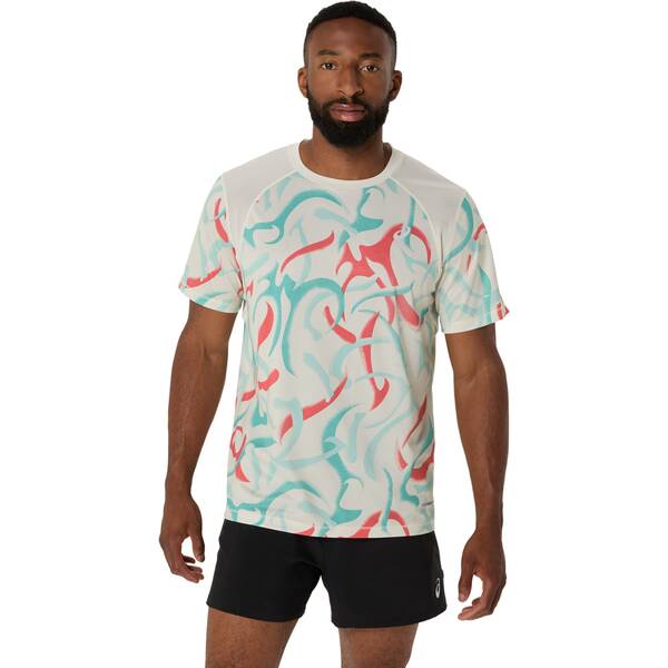 ASICS Herren T-Shirt ROAD ALL OVER PRINT SS TOP von ASICS