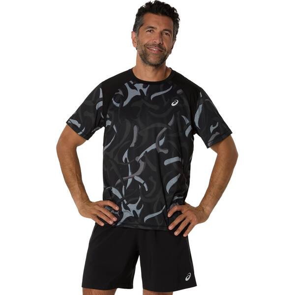 ASICS Herren T-Shirt ROAD ALL OVER PRINT SS TOP von ASICS