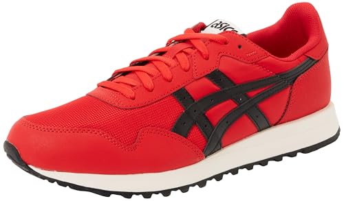 ASICS Herren Tiger Runner II Sneaker, Klassisches Rot/Schwarz, 46.5 EU von ASICS