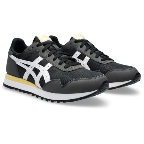 ASICS Herren Tiger Runner II Sneaker, SCHWARZ/Weiss, 36 EU von ASICS