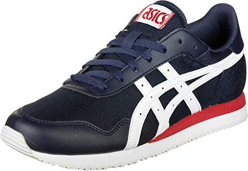 Asics Herren Tiger Runner Sneaker, Navy, 38 EU von ASICS