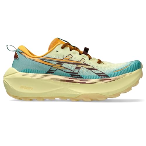 ASICS Herren Trabuco Max 4 Laufschuhe, Weizengelb/dunkelroter Planet, 46.5 EU von ASICS