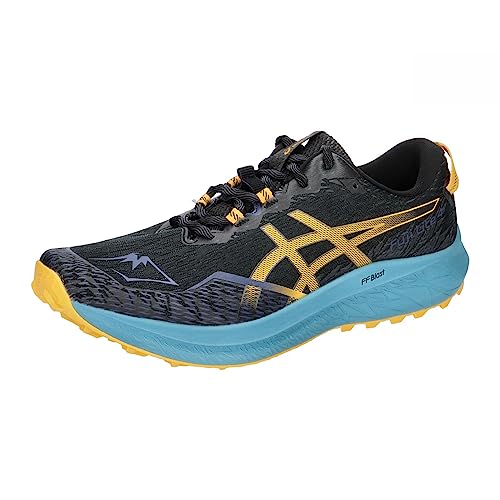 ASICS Herren Trail Running Schuhe Fuji Lite 4 1011B698 Black/Honey 42.5 von ASICS