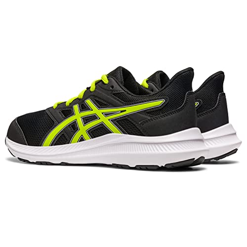 ASICS JOLT 4 GS Sneaker, Black/Lime Zest, 37 EU von ASICS