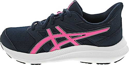 ASICS JOLT 4 GS Sneaker, French Blue/HOT PINK, 32.5 EU von ASICS