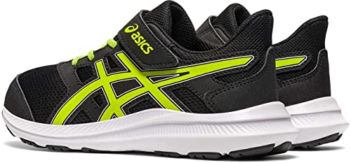 ASICS JOLT 4 PS Sneaker, Black/Lime Zest, 27 EU von ASICS