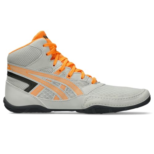 ASICS Kinder Snapdown 4 Grade School Wrestling Schuhe, Lake Grey/Orange Pop, 2 Big Kid von ASICS