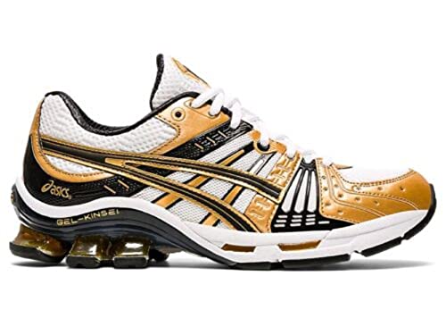 ASICS Kinsei Gel OG Pure Gold/Schwarz 1022A111.200 (EU_Footwear_Größe_System, Erwachsene, Damen, Numeric, Medium), Reines Gold, Schwarz, 37 EU von ASICS