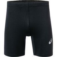 ASICS Herren Laufshorts schwarz Mikrofaser unifarben von ASICS