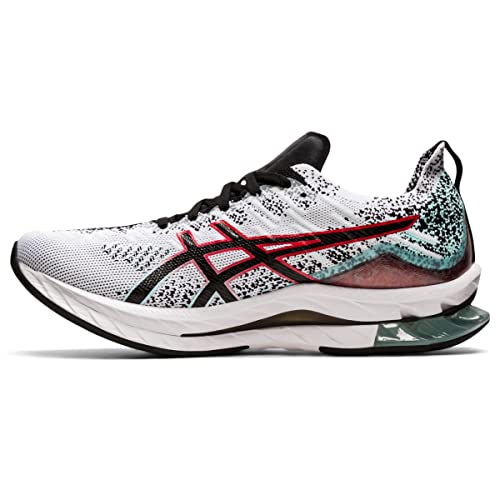 ASICS Men's Gel-Kinsei Blast Running Shoes, 12, White/Black von ASICS