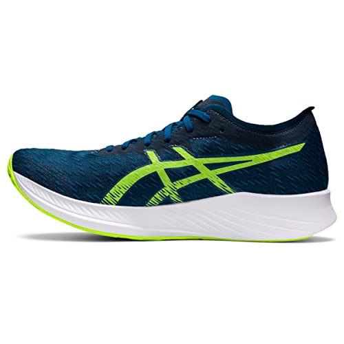 ASICS Men's Magic Speed Running Shoes, 12, MAKO Blue/Hazard Green von ASICS