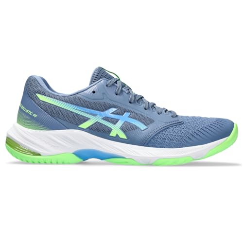 ASICS Men's Netburner Ballistic FlyteFoam 3 Volleyball Shoe, Denim Blue/Waterscape, 49 EU von ASICS