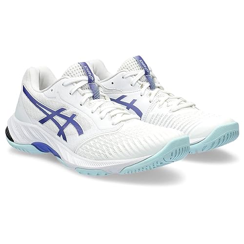 ASICS Netburner Ballistic FF 3 Netball Schuhe für Frauen, Weiß Blau vio, 37 EU von ASICS