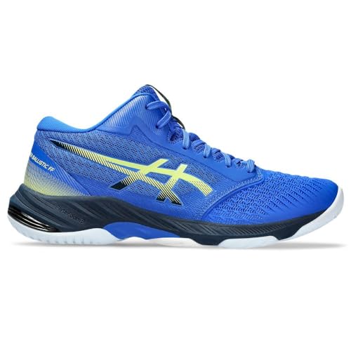 ASICS Herren Netburner Ballistic Ff Mt 3 Sneaker, Illusion Blue Glow Yellow, 44 EU von ASICS