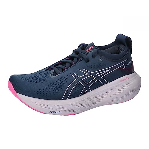 ASICS Nimbus 25 Donna Laufschuhe Blau Blau ASICS Nimbus 25 Donna Laufschuhe Blau Blau von ASICS