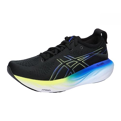ASICS Nimbus 25 Mann Laufschuhe Schwarz Gelb von ASICS