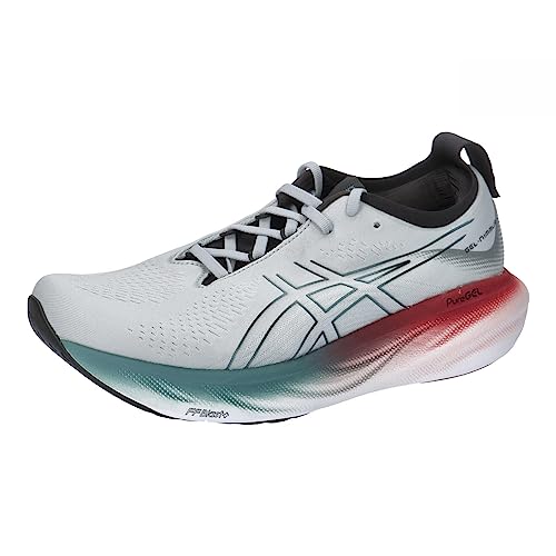 ASICS Nimbus 25 Mann Laufschuhe grau Rosa von ASICS