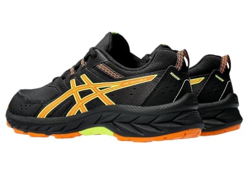 ASICS PRE Venture 9 GS Sneaker, Black/Bright ORANGE, 33 EU von ASICS