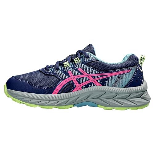 ASICS PRE Venture 9 GS Sneaker, DEEP Ocean/HOT PINK, 35 EU von ASICS