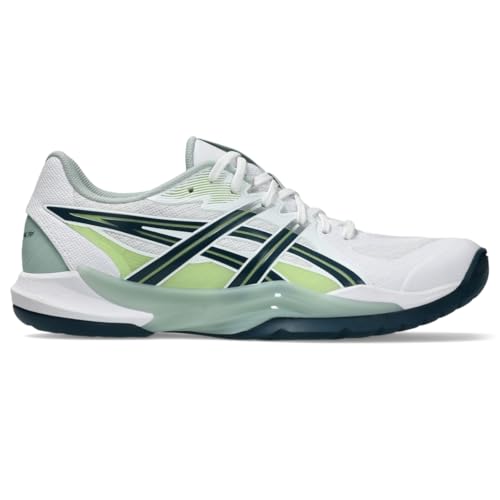 ASICS Powerbreak Ff Herren-Sneaker, Weiß/Tranquil Teal, 44.5 EU von ASICS