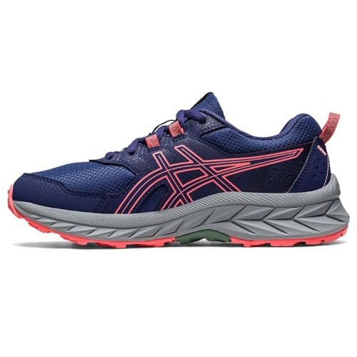 ASICS Unisex Kinder Pre-Venture 9 Gs Sneaker, Indigoblaue Papaya, 37 EU von ASICS