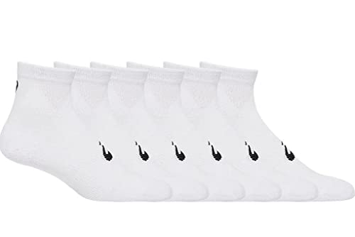 ASICS Unisex 6Ppk Quarter Sock Laufbekleidung Sportsocken Brilliant White - Weiß 39-42 von ASICS