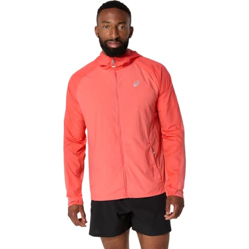 ASICS ROAD PACKABLE JACKET CORAL REEF - XL von ASICS