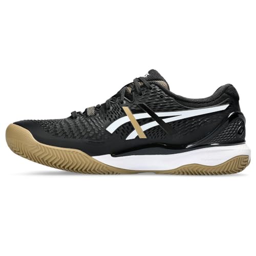 ASICS Resolution 9 Clay Mann Tennisschuhe Schwarz Beige von ASICS