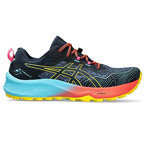 ASICS Trabuco 11 Mann Trailrunning-Schuhe Blau Gelb von ASICS