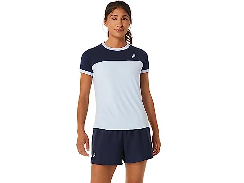 ASICS Asics Deutschland GmbH 2042A262 - Women Court SS TOP 408 Soft Sky/Midnight Gr. M von ASICS