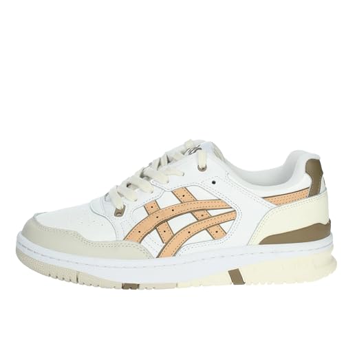 ASICS Unisex Ex89 Sneaker, White/Honey Beige, 44.5 EU von ASICS