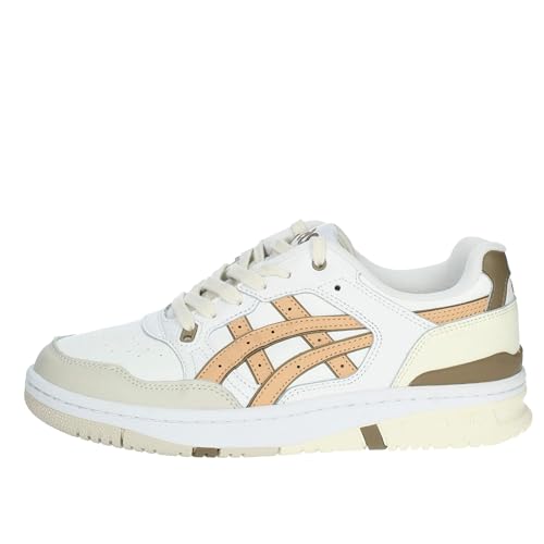 ASICS Unisex Ex89 Sneaker, White/Honey Beige, 45 EU von ASICS