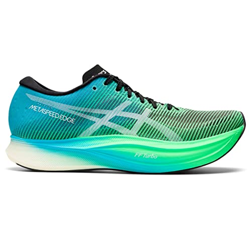 ASICS Unisex-Erwachsene Metaspeed Edge+ Schuhe, Schwarz/New Leaf, 41.5 EU von ASICS