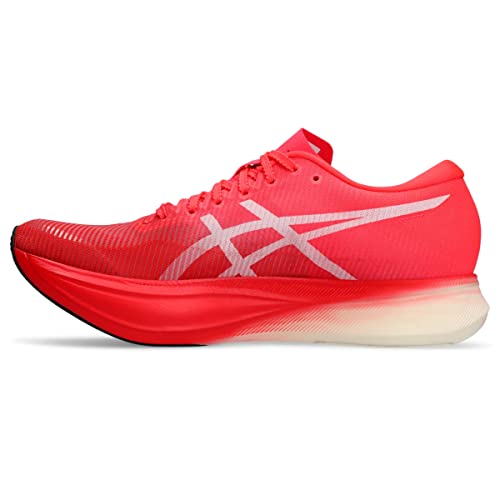 ASICS Unisex METASPEED Edge+ Laufschuhe, Diva Pink/Weiß, 11.5 Wide Women/10 Men von ASICS