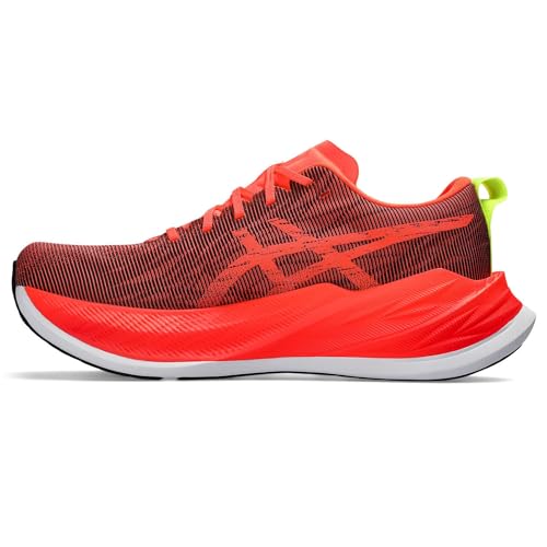 ASICS Unisex Superblast Laufschuhe, Sunrise Rot/Schwarz, 10.5 Wide Women/9 Men von ASICS