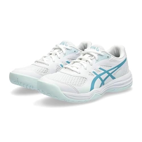 ASICS Upcourt 5 GS Sneaker, Weiß, Grau und Blau, 30.5 EU von ASICS