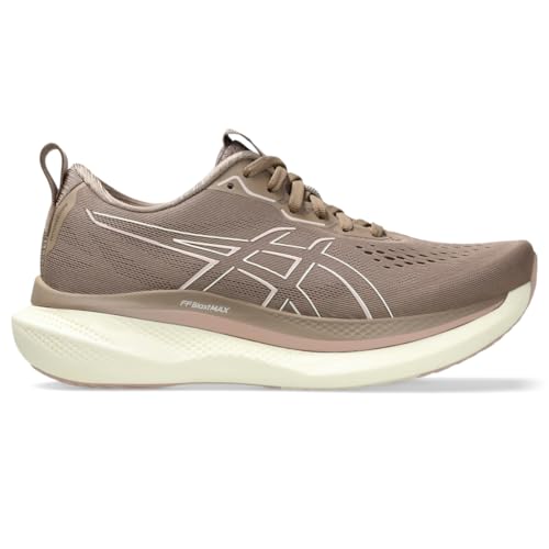 ASICS Women's GLIDERIDE MAX Running Shoe, Taupe Grey/Birch, 40 EU von ASICS
